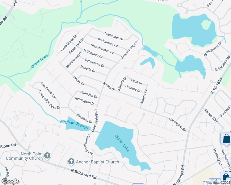 map of restaurants, bars, coffee shops, grocery stores, and more near 420 Arcola Drive in Columbia