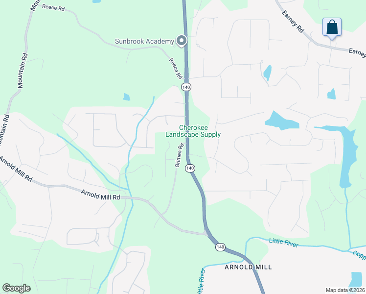 map of restaurants, bars, coffee shops, grocery stores, and more near 10180 Hickory Flat Highway in Woodstock