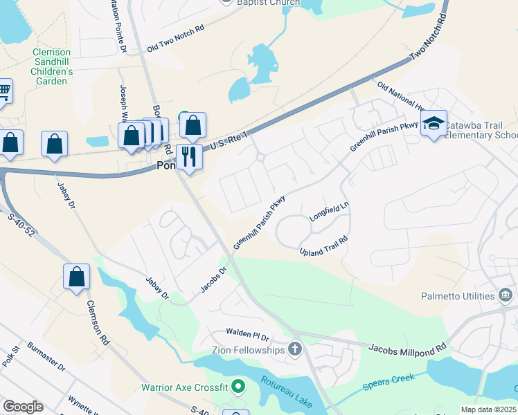 map of restaurants, bars, coffee shops, grocery stores, and more near 916 Tonsi Drive in Elgin