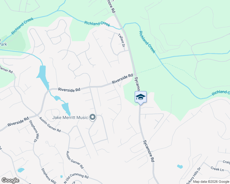 map of restaurants, bars, coffee shops, grocery stores, and more near 1195 Riverside Trce in Sugar Hill