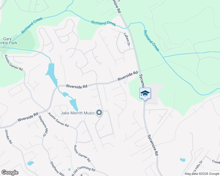 map of restaurants, bars, coffee shops, grocery stores, and more near 1142 Riverside Trce in Sugar Hill