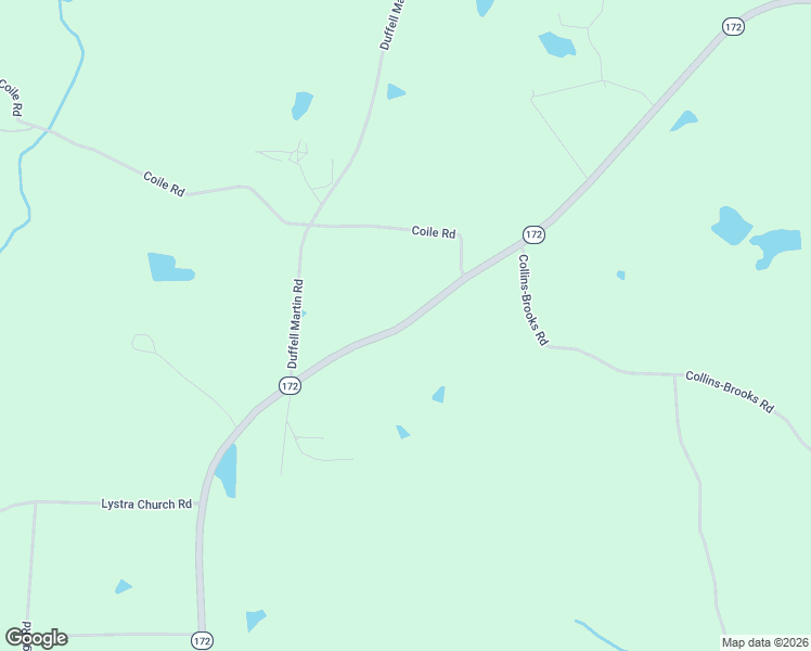 map of restaurants, bars, coffee shops, grocery stores, and more near 7230 Georgia 172 in Comer