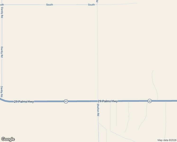 map of restaurants, bars, coffee shops, grocery stores, and more near Shelton Road in Twentynine Palms