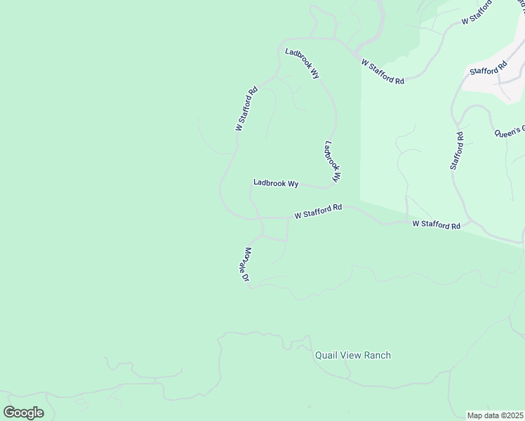 map of restaurants, bars, coffee shops, grocery stores, and more near 832 West Stafford Road in Thousand Oaks