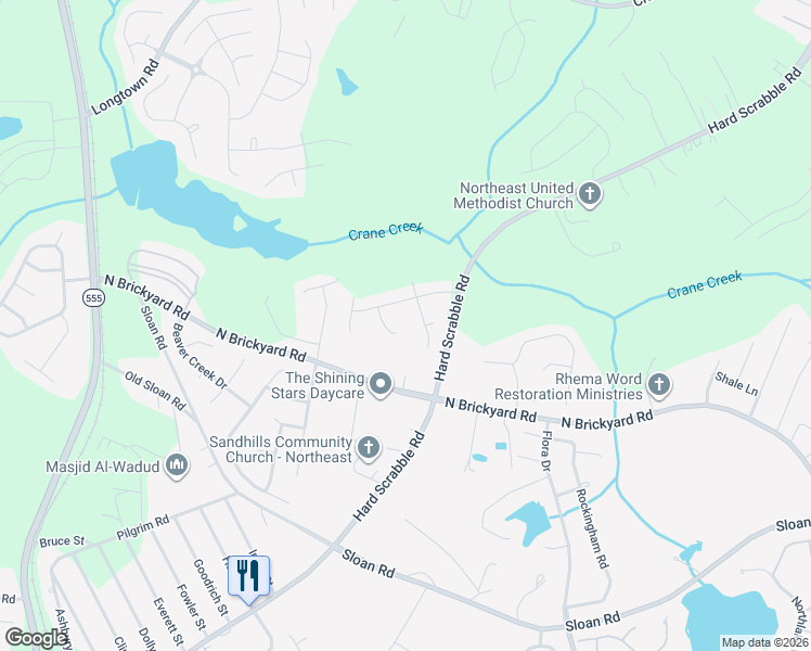 map of restaurants, bars, coffee shops, grocery stores, and more near 7 Gristmill Court in Columbia