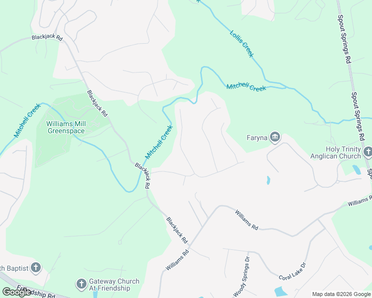 map of restaurants, bars, coffee shops, grocery stores, and more near 6449 River Hill Drive in Flowery Branch
