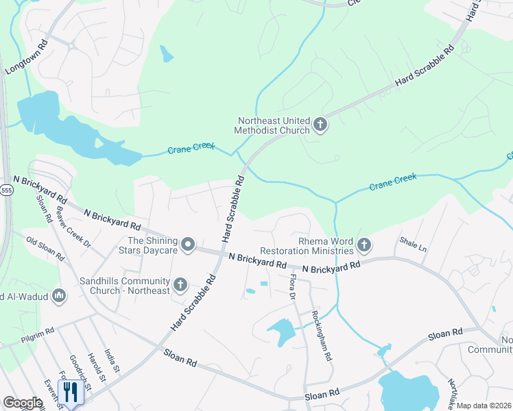 map of restaurants, bars, coffee shops, grocery stores, and more near 205 Kenmore Park Drive in Columbia