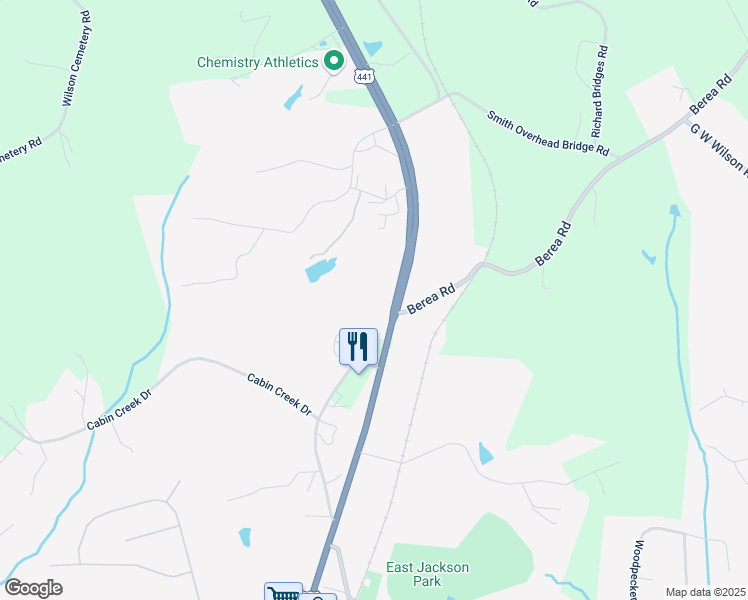 map of restaurants, bars, coffee shops, grocery stores, and more near 527 Memorial Drive in Nicholson