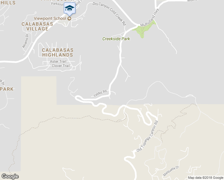 map of restaurants, bars, coffee shops, grocery stores, and more near 3330 Old Topanga Canyon Road in Topanga