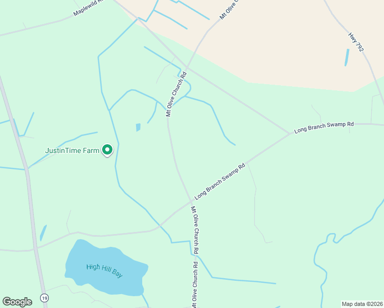 map of restaurants, bars, coffee shops, grocery stores, and more near 1046 Mount Olive Church Road in Nichols