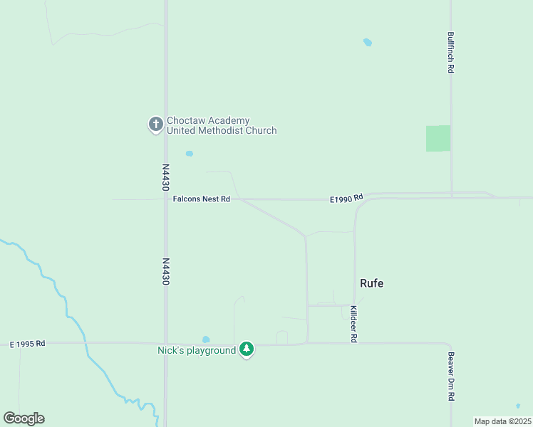 map of restaurants, bars, coffee shops, grocery stores, and more near Falcons Nest Road in McCurtain County