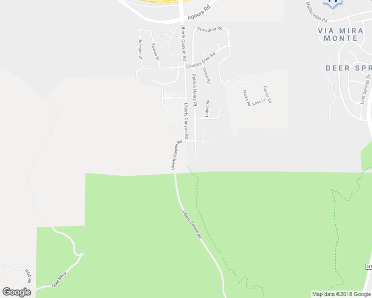 map of restaurants, bars, coffee shops, grocery stores, and more near Liberty Canyon Road in Los Angeles County