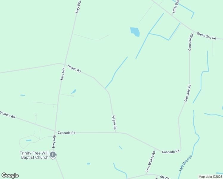 map of restaurants, bars, coffee shops, grocery stores, and more near 3309 Hagan Road in Loris