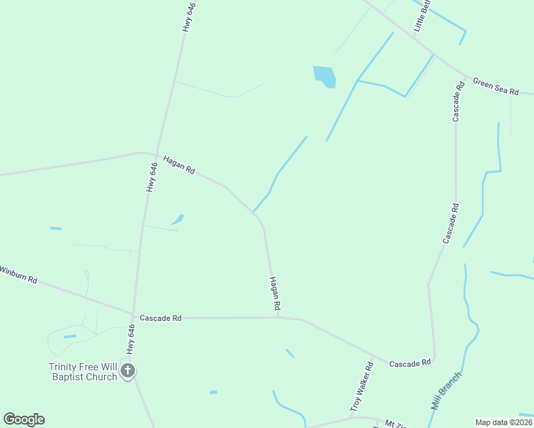 map of restaurants, bars, coffee shops, grocery stores, and more near 3309 Hagan Road in Loris