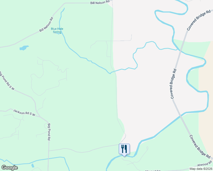 map of restaurants, bars, coffee shops, grocery stores, and more near 1390 Hardin Bridge Road Southwest in Euharlee