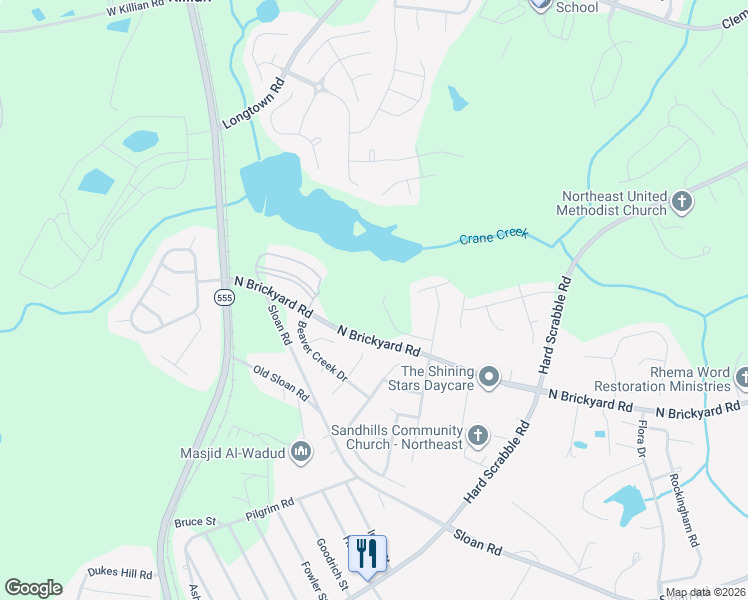 map of restaurants, bars, coffee shops, grocery stores, and more near in Blythewood