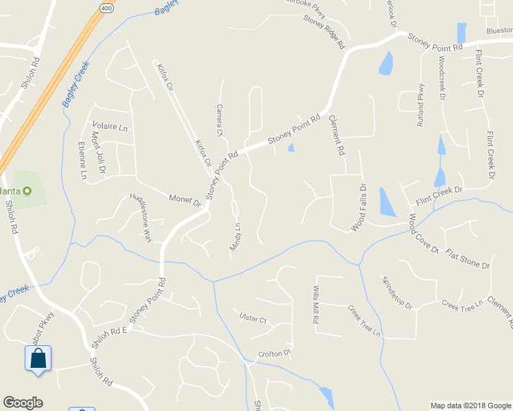map of restaurants, bars, coffee shops, grocery stores, and more near 2210 Stoney Point Farm Road in Cumming
