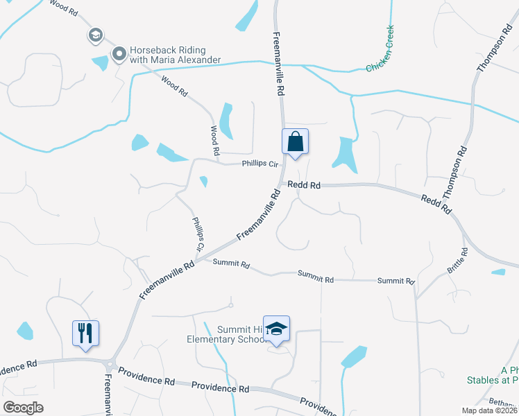 map of restaurants, bars, coffee shops, grocery stores, and more near 14250 Freemanville Road in Alpharetta