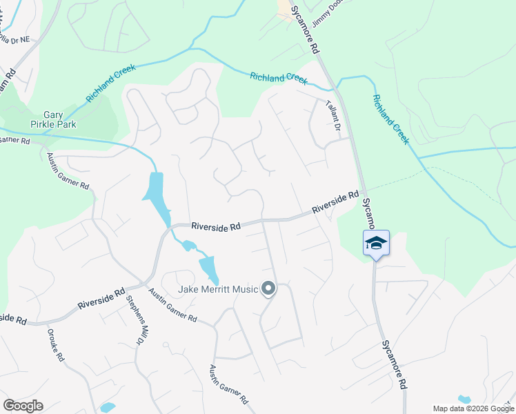 map of restaurants, bars, coffee shops, grocery stores, and more near 5720 River Ridge Lane in Sugar Hill