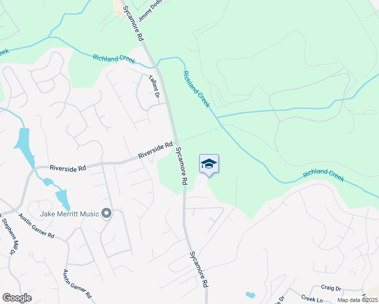 map of restaurants, bars, coffee shops, grocery stores, and more near 5800 South Richland Creek Road in Buford
