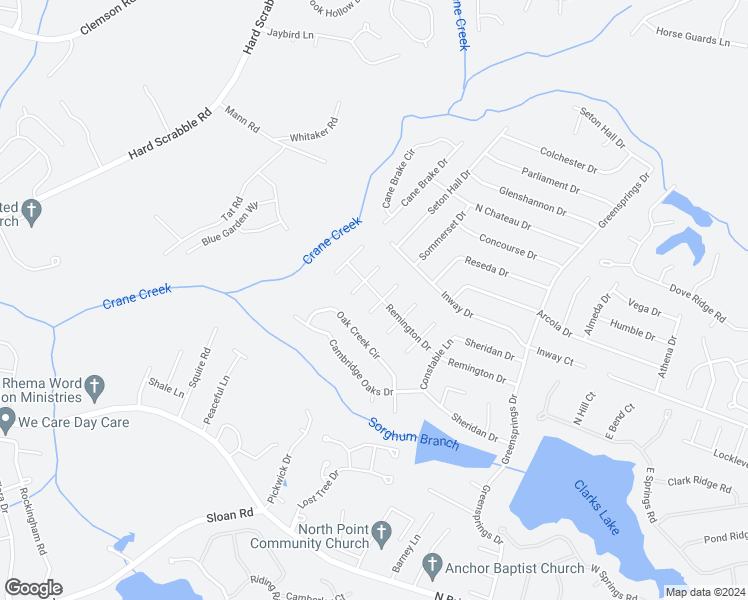 map of restaurants, bars, coffee shops, grocery stores, and more near 401 Remington Drive in Columbia