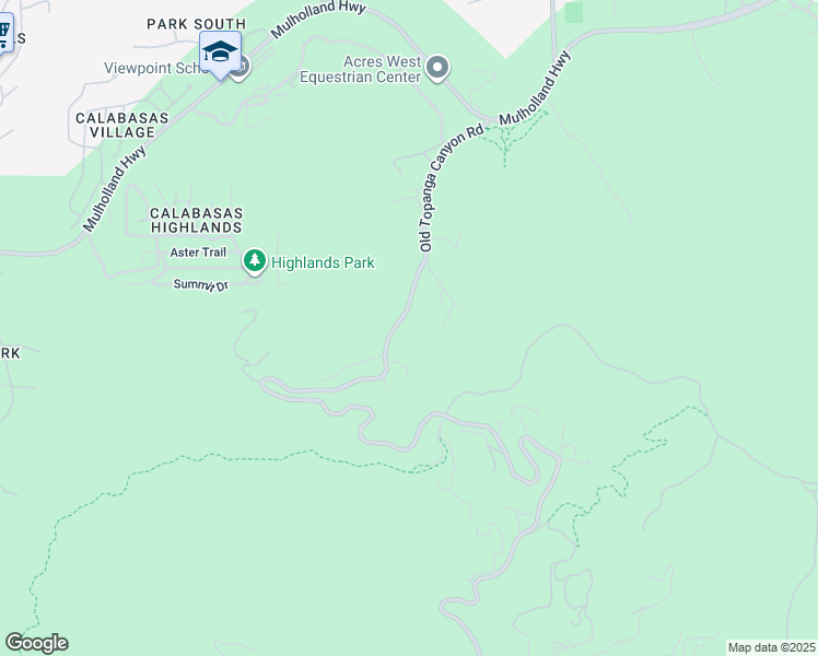 map of restaurants, bars, coffee shops, grocery stores, and more near 3374 Old Topanga Canyon Road in Topanga