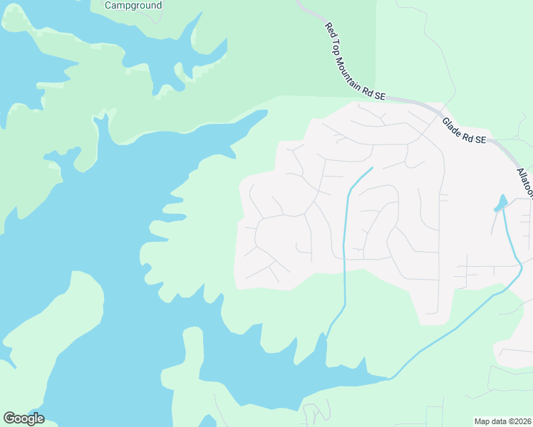 map of restaurants, bars, coffee shops, grocery stores, and more near 5100 Waterfront Drive in Acworth