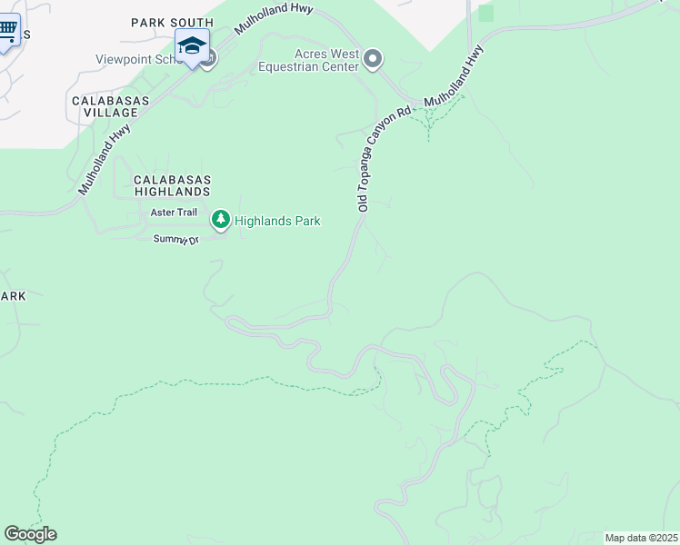 map of restaurants, bars, coffee shops, grocery stores, and more near 3374 Old Topanga Canyon Road in Topanga