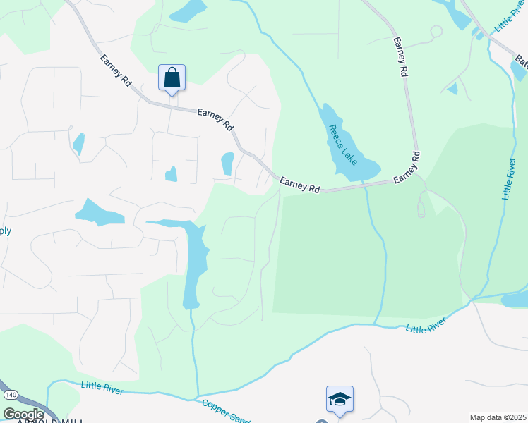map of restaurants, bars, coffee shops, grocery stores, and more near 1011 Ridgeview Road in Woodstock