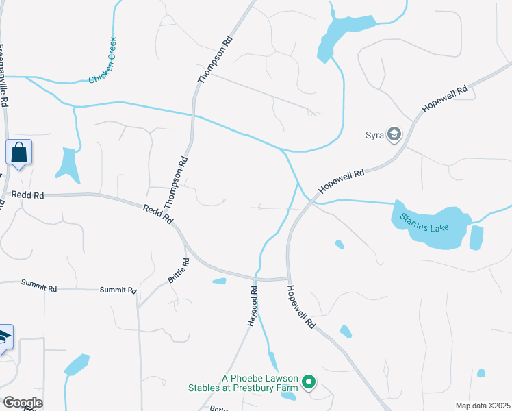 map of restaurants, bars, coffee shops, grocery stores, and more near 14200 Hopewell Road in Alpharetta