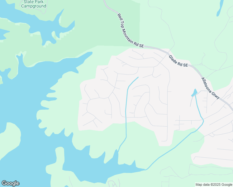 map of restaurants, bars, coffee shops, grocery stores, and more near 4934 Pickys Hollow Southeast in Acworth