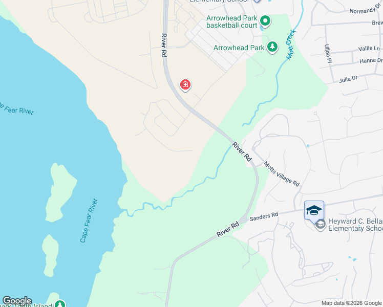 map of restaurants, bars, coffee shops, grocery stores, and more near 5820 River Road in Wilmington