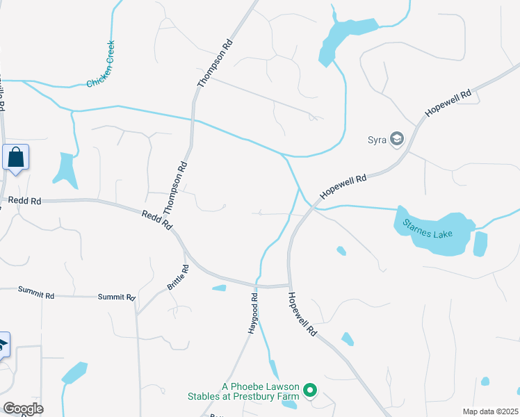 map of restaurants, bars, coffee shops, grocery stores, and more near 14200 Hopewell Road in Alpharetta