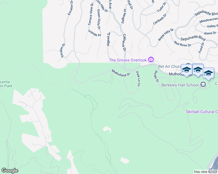 map of restaurants, bars, coffee shops, grocery stores, and more near 16660 Stone Oak Park in Los Angeles