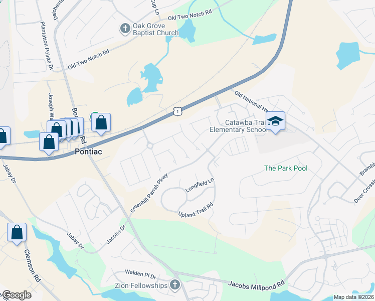 map of restaurants, bars, coffee shops, grocery stores, and more near 58 CORINTH COURT in Elgin