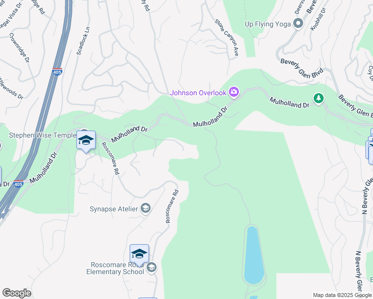map of restaurants, bars, coffee shops, grocery stores, and more near 15210 Antelo Place in Los Angeles