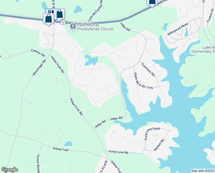 map of restaurants, bars, coffee shops, grocery stores, and more near 343 Dolly Horn Lane in Chapin