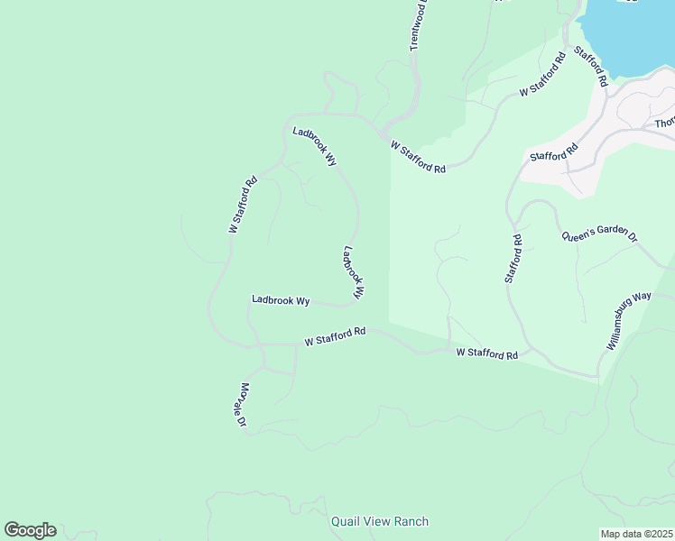 map of restaurants, bars, coffee shops, grocery stores, and more near 2688 Ladbrook Way in Thousand Oaks