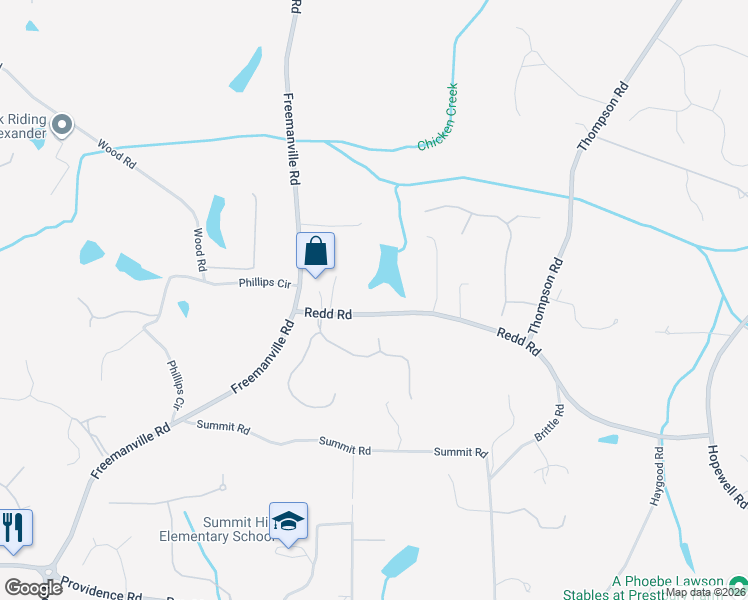 map of restaurants, bars, coffee shops, grocery stores, and more near 1530 Redd Road in Alpharetta