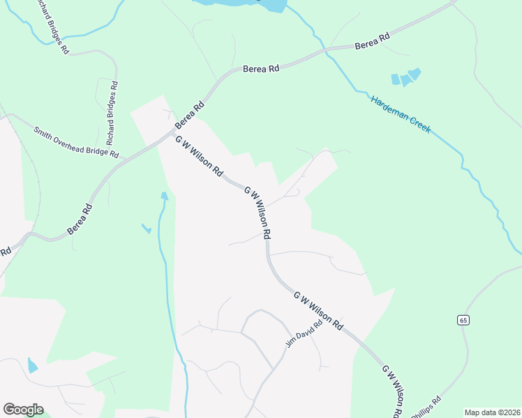 map of restaurants, bars, coffee shops, grocery stores, and more near 371 G W Wilson Road in Nicholson