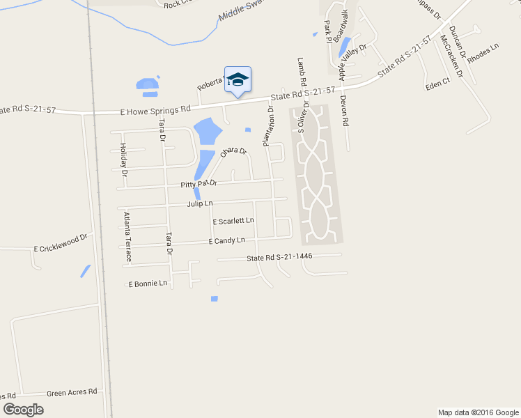 map of restaurants, bars, coffee shops, grocery stores, and more near 3504 Leigh Lane in Florence