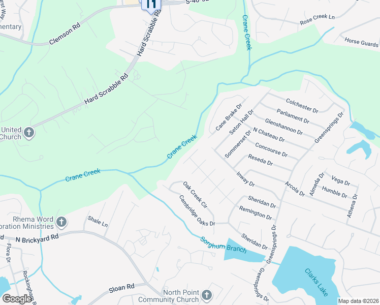 map of restaurants, bars, coffee shops, grocery stores, and more near 121 Forrister Street in Columbia