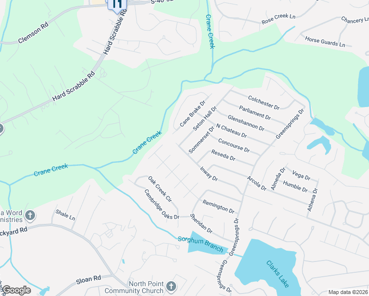 map of restaurants, bars, coffee shops, grocery stores, and more near 205 Sommerset Drive in Columbia