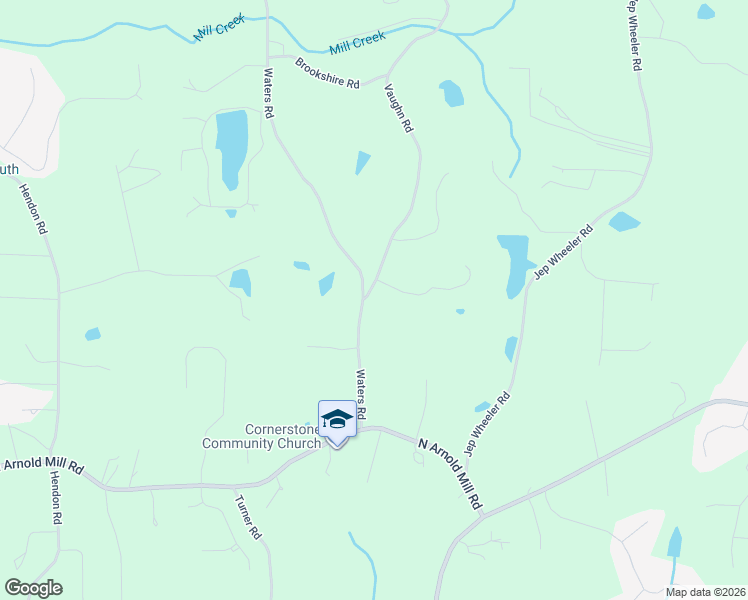 map of restaurants, bars, coffee shops, grocery stores, and more near 5500 Vaughn Road in Woodstock