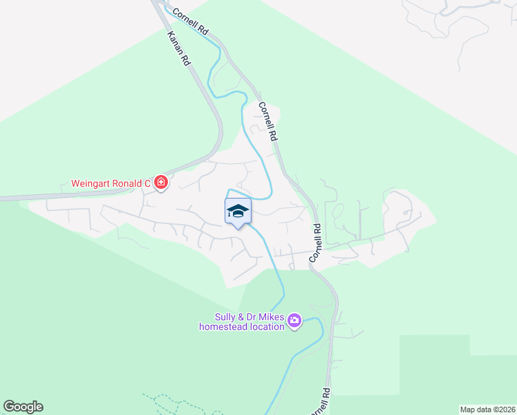map of restaurants, bars, coffee shops, grocery stores, and more near 28925 Medea Mesa Road in Agoura Hills