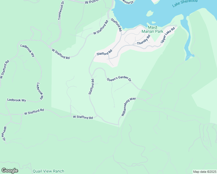map of restaurants, bars, coffee shops, grocery stores, and more near 2784 Queens Garden Court in Thousand Oaks