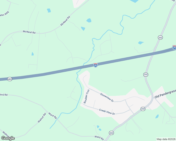 map of restaurants, bars, coffee shops, grocery stores, and more near 805 Stoneview Drive in Hoschton