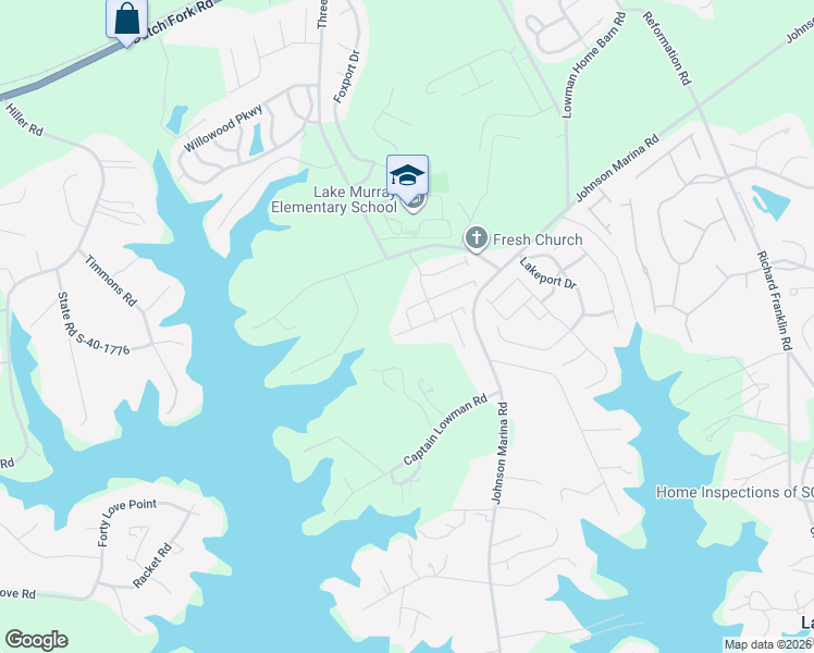 map of restaurants, bars, coffee shops, grocery stores, and more near 311 Lanyard Lane in Chapin