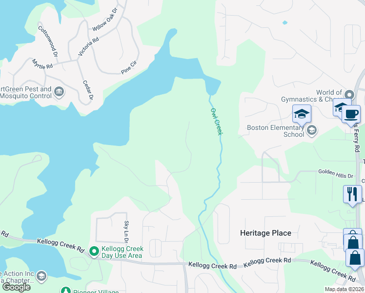 map of restaurants, bars, coffee shops, grocery stores, and more near 105 Summer Lake Place in Acworth