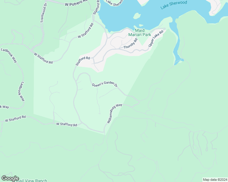 map of restaurants, bars, coffee shops, grocery stores, and more near 112 Hampstead Court in Westlake Village